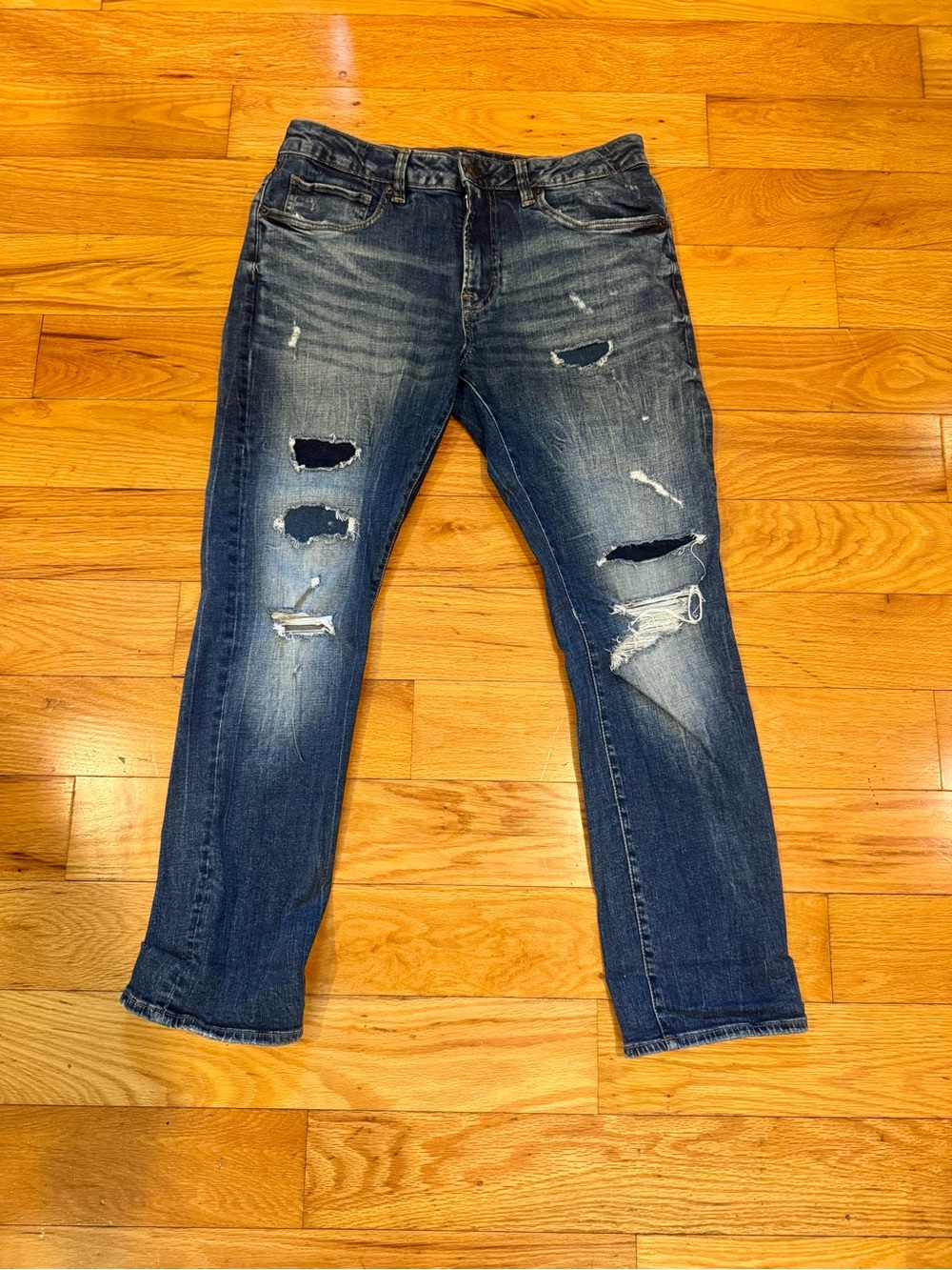 Buffalo David Bitton "Rip & Repair" distressed jeans